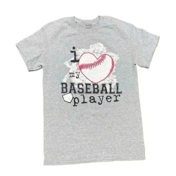 🌟I Love My Baseball Player shirt sz Small🌟 - Picture 1 of 3